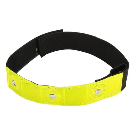 Led clignotant bracelet bracelet bras bande ceinture de sécurité course sport cyclisme